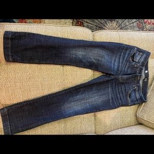 Kut From the Kloth Lauren Crop straight leg jeans in dark denim - 00